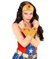 Retterin der Welt Tiara und Armstulpen