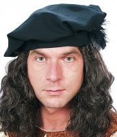Schwarzes Mittelalter Barett
