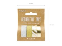Geschenk-Tape Mix Metallic