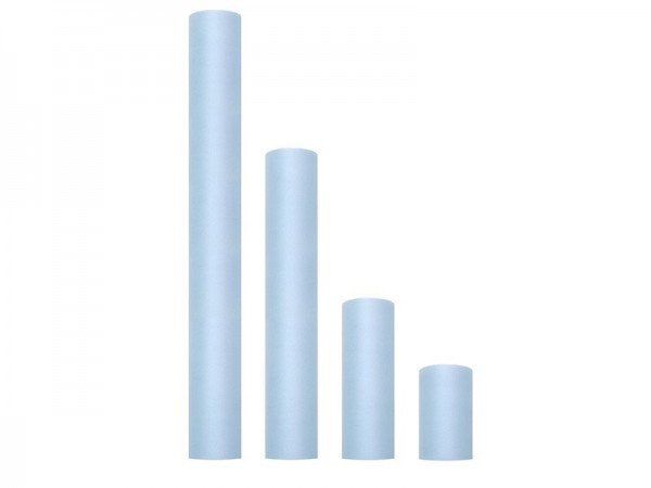 Himmelblauer Tüll Tischläufer 9m x 30cm 3