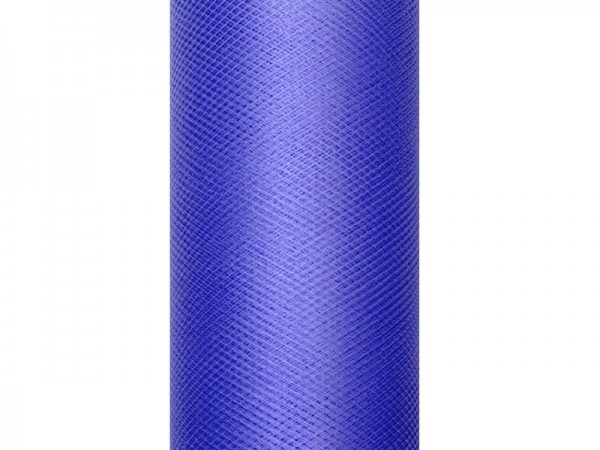 Tüll Stoff Luna royalblau 9m x 15cm
