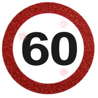 LED Verkehrsschild 60 Button