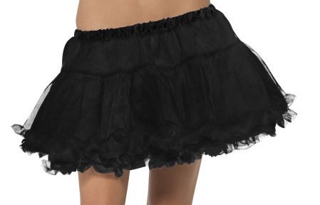 Tüll Petticoat In Schwarz