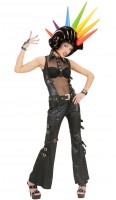 Aufblasbarer Punk Helm Mit Spikes 90 cm