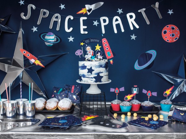 20 Weltall Party Space Servietten 33cm 6