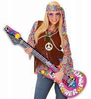 Flower-Power Gitarre aufblasbar