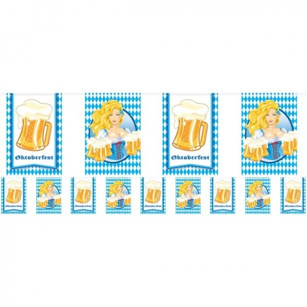 Oktoberfest Girlande Bier Liesl 10m