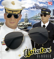 Vorschau: Piloten Brille In Schwarz