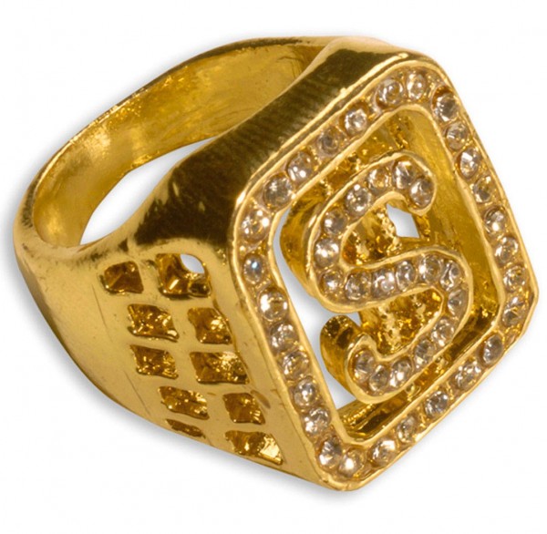 Strass Dollar Pimp Daddy RIng