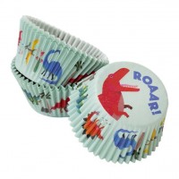 30 Dinosaurier Muffinförmchen