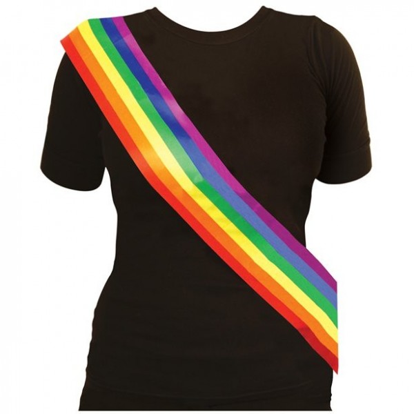 CSD Regenbogen Schärpe