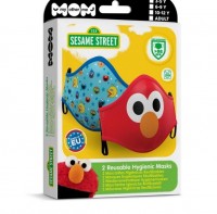2 Mund-Nase-Masken Elmo and Friends Erwachsene