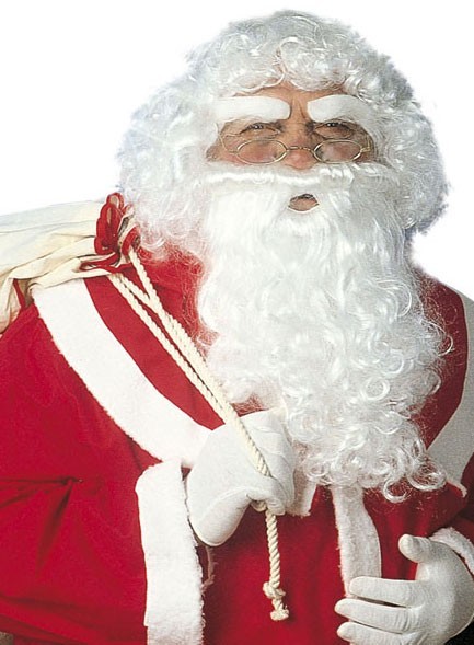 Weihnachtsmannkostüm Perücken-Set