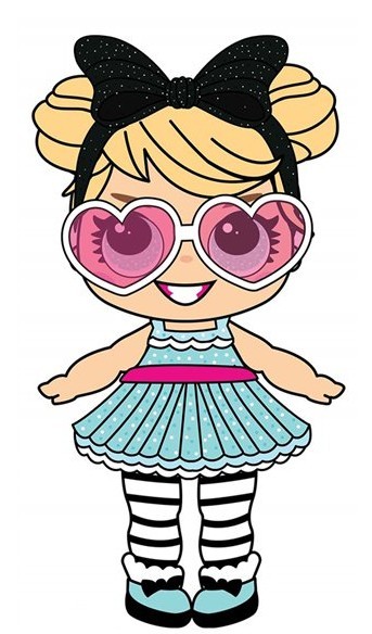 Glamour Puppe Pappaufsteller 86cm