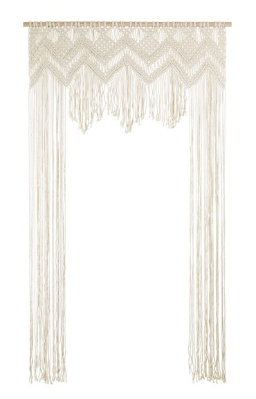 Makramee Boho Vorhang 1,04 x 1,82m