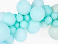 10 Partystar Luftballons minttürkis 30cm