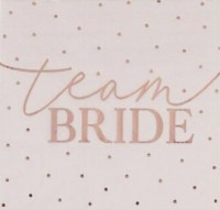 16 JGA Night Team Bride Servietten 33cm