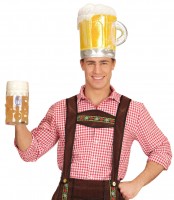 Schäumender Bierhumpen Partyhut