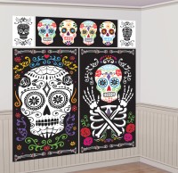 Dia de los Muertos Wandkulisse 5-teilig
