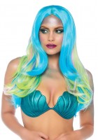 Farbenfrohe Fantasie Perücke für Damen