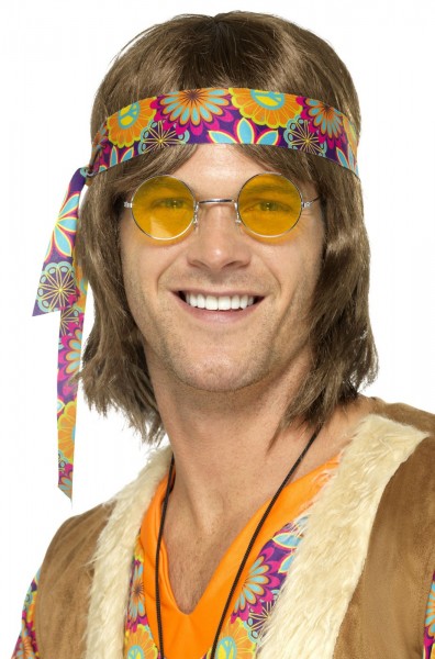 Funky Lazy Hippie Brille Gelb