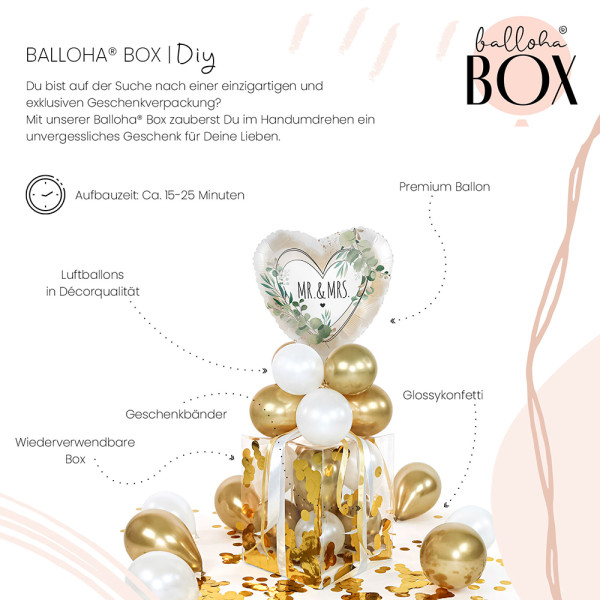 Balloha Geschenkbox DIY Mr. & Mrs. Natural XL 3