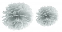 Pompon Romy silber 25cm