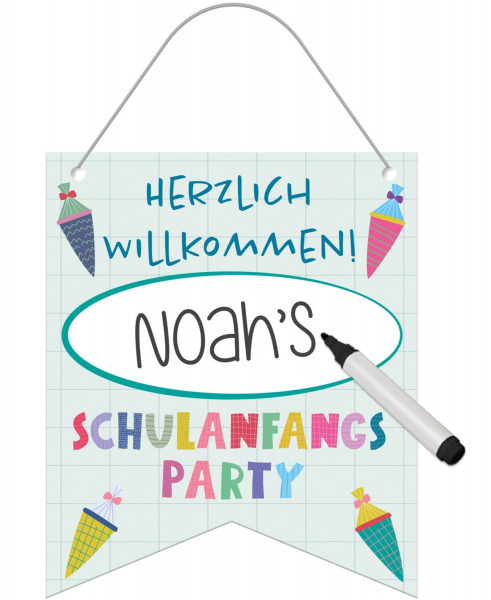 Mini Einschulung Schild 25 x 30cm