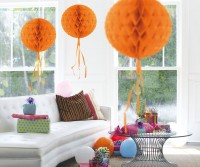 Wabenball Honey Orange 30cm