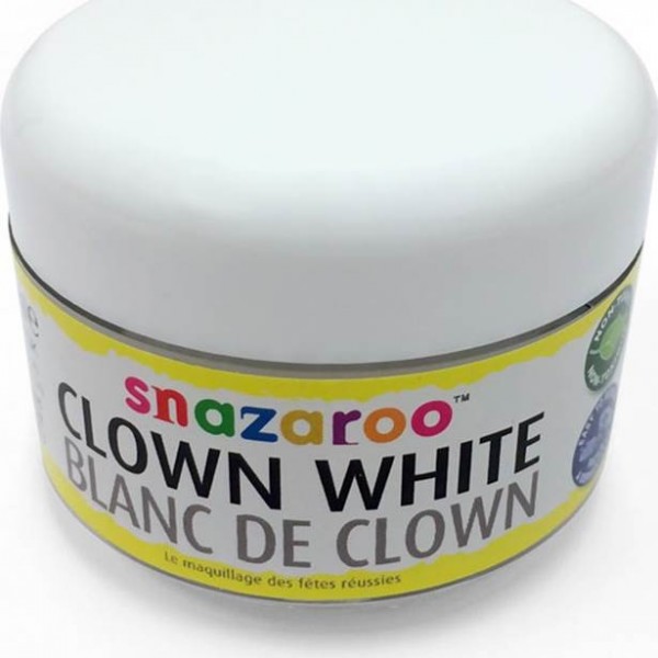 Snazaroo Clowns Schminke weiß 50ml
