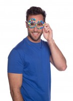 Partybrille 60.Geburtstag blau