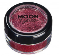 Feiner Glitzer in Rot 4g