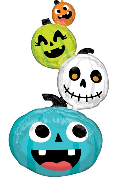 Happy Pumpkin Family Ballon 1,52m x 81cm