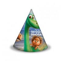 6 Partyhüte Arlo & Spot Dinosaurier Party