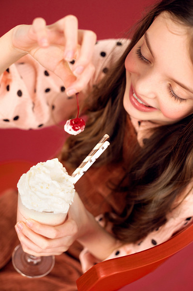 10 Gestreifte Strohhalme roségold 19,5cm 3