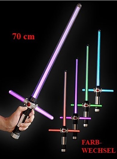 LED Krieger Lichtschwert 70cm 3