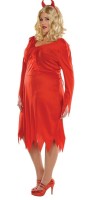 Teufel Plussize Damenkostüm Santana