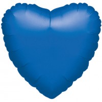 Marineblauer Herzballon 43cm