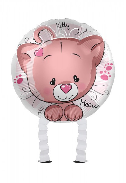 Kleine Katze Airwalker Folienballon 43cm