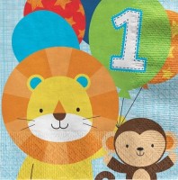 16 First Party Animal Servietten 33cm