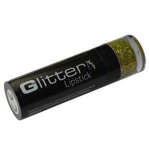 Goldener Glitzer Lippenstift