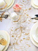 Vorschau: Goldener Organza Campanula 9m x 36cm