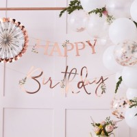 Birthday Teaparty Girlande 4m