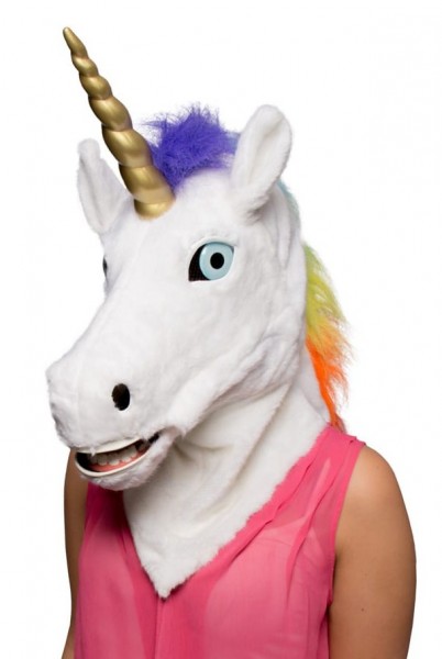 Moving mouth Maske Einhorn