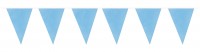 Himmlische Wimpelkette Hellblau 10m