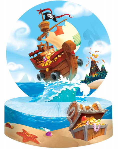 Piraten Crew Aufsteller 23 x 30,5cm