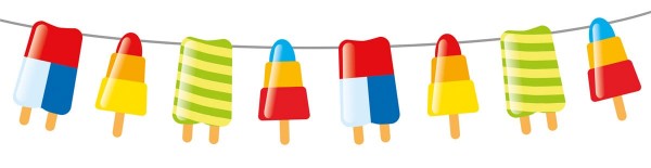 Eis Girlande Hitzefrei 10m
