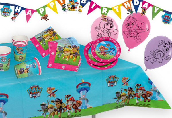 Paw Patrol Partypaket Skye 39-teilig