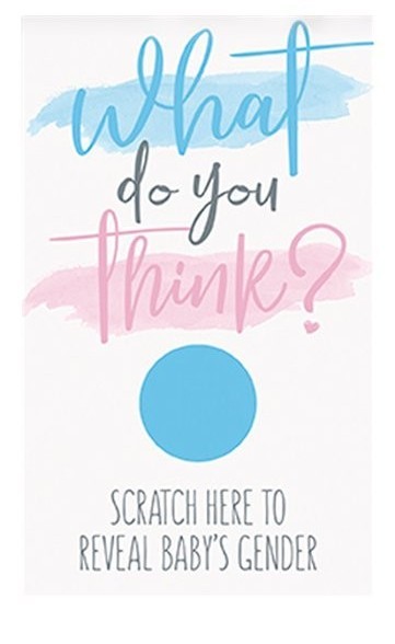 10 Girl or Boy Rubbelkarten Junge