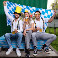 Vorschau: Oktoberfest Bierkrug aus Kunststoff 0,4l